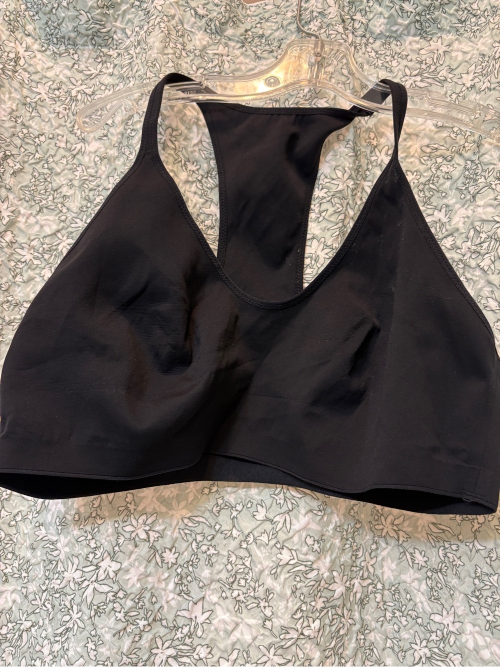 aerie Black Racerback Sports Bralette